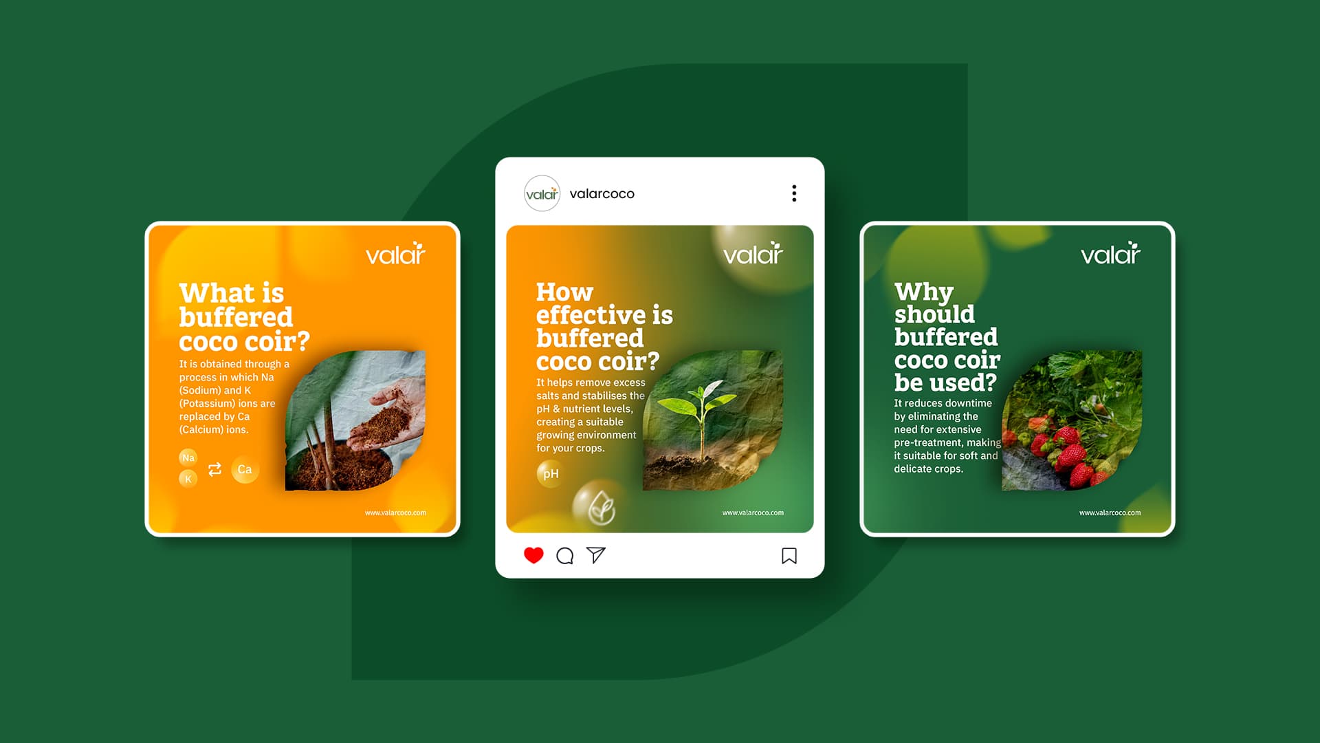 Social Media Images For Valar By Litmus Branding