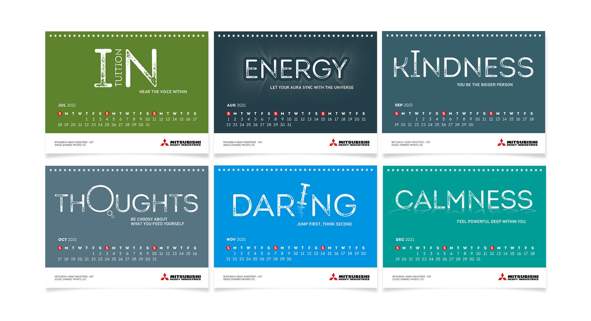 table calendar design ideas