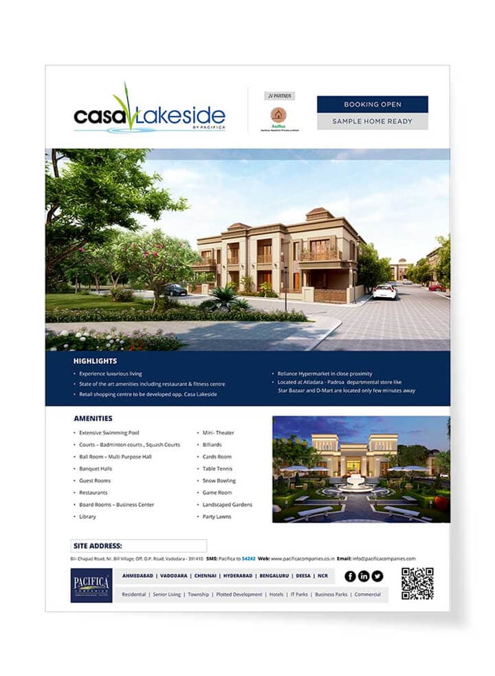 real estate sales flyer