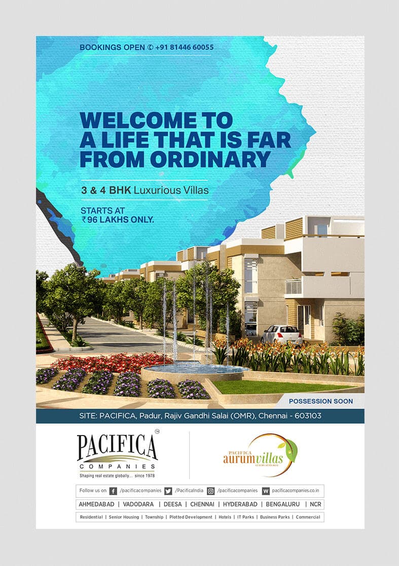 real estate project flyer